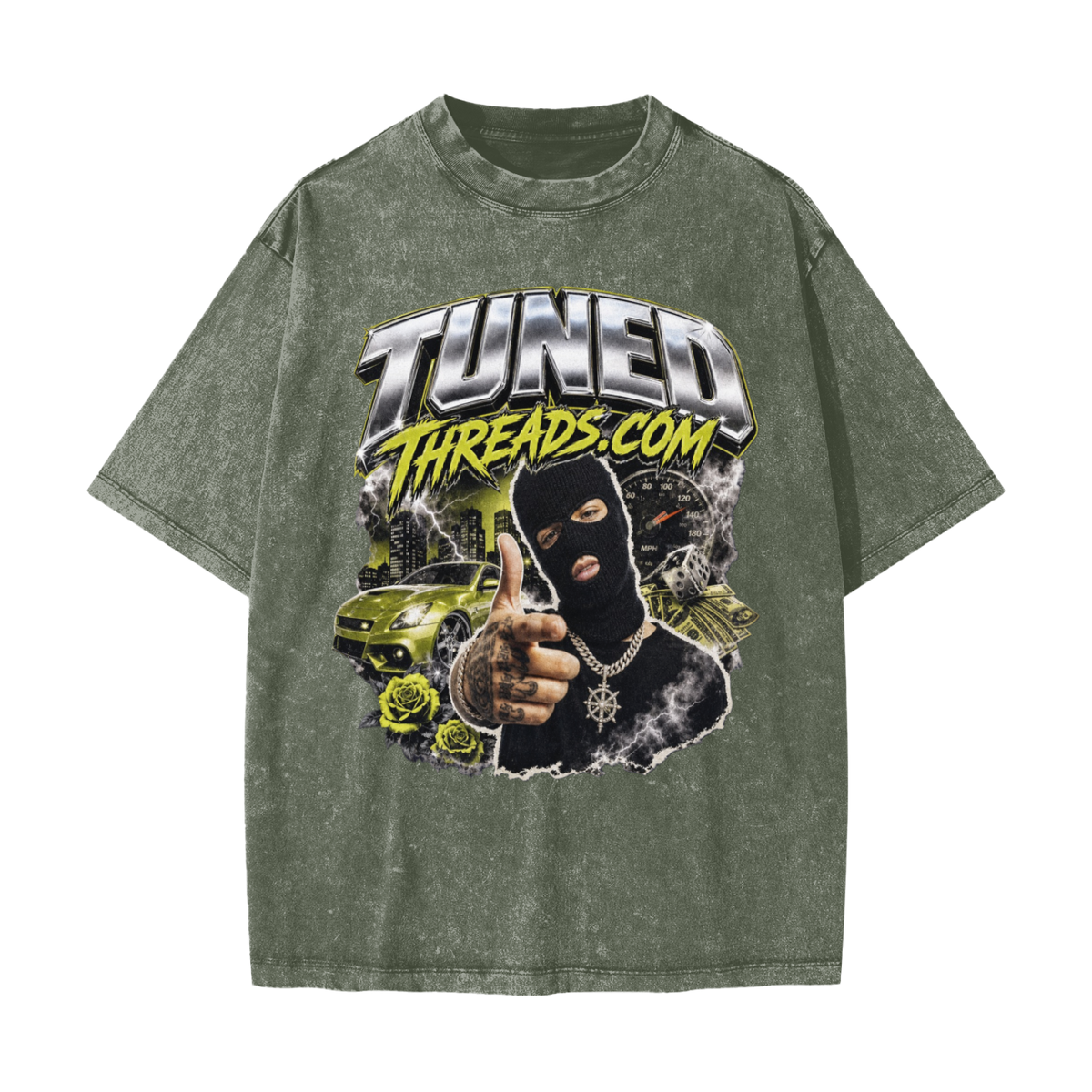Heavyweight Snow Washed T-Shirt