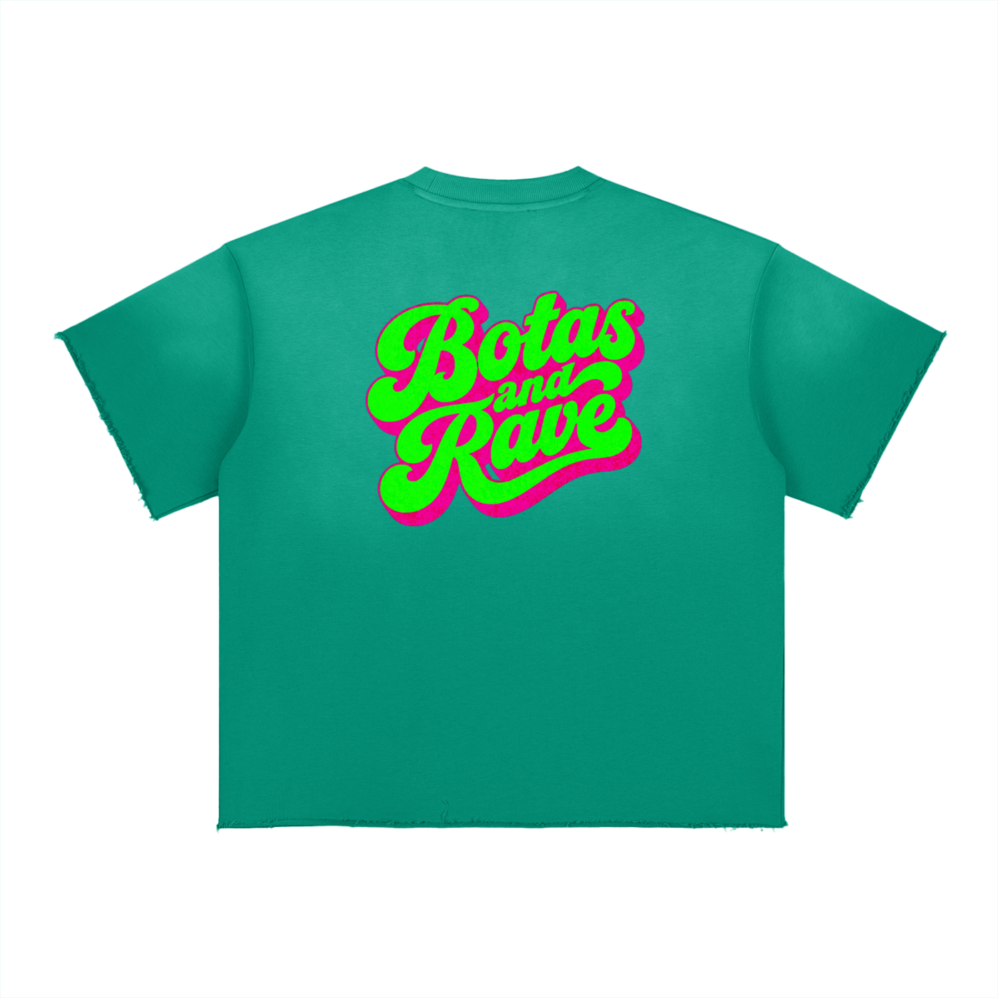 BOTAS AND RAVE / Sun Fade Raw Edge T-Shirt